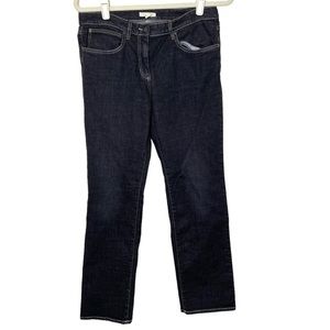 Eileen Fisher Black Organic Cotton Jeans in Size 10‎